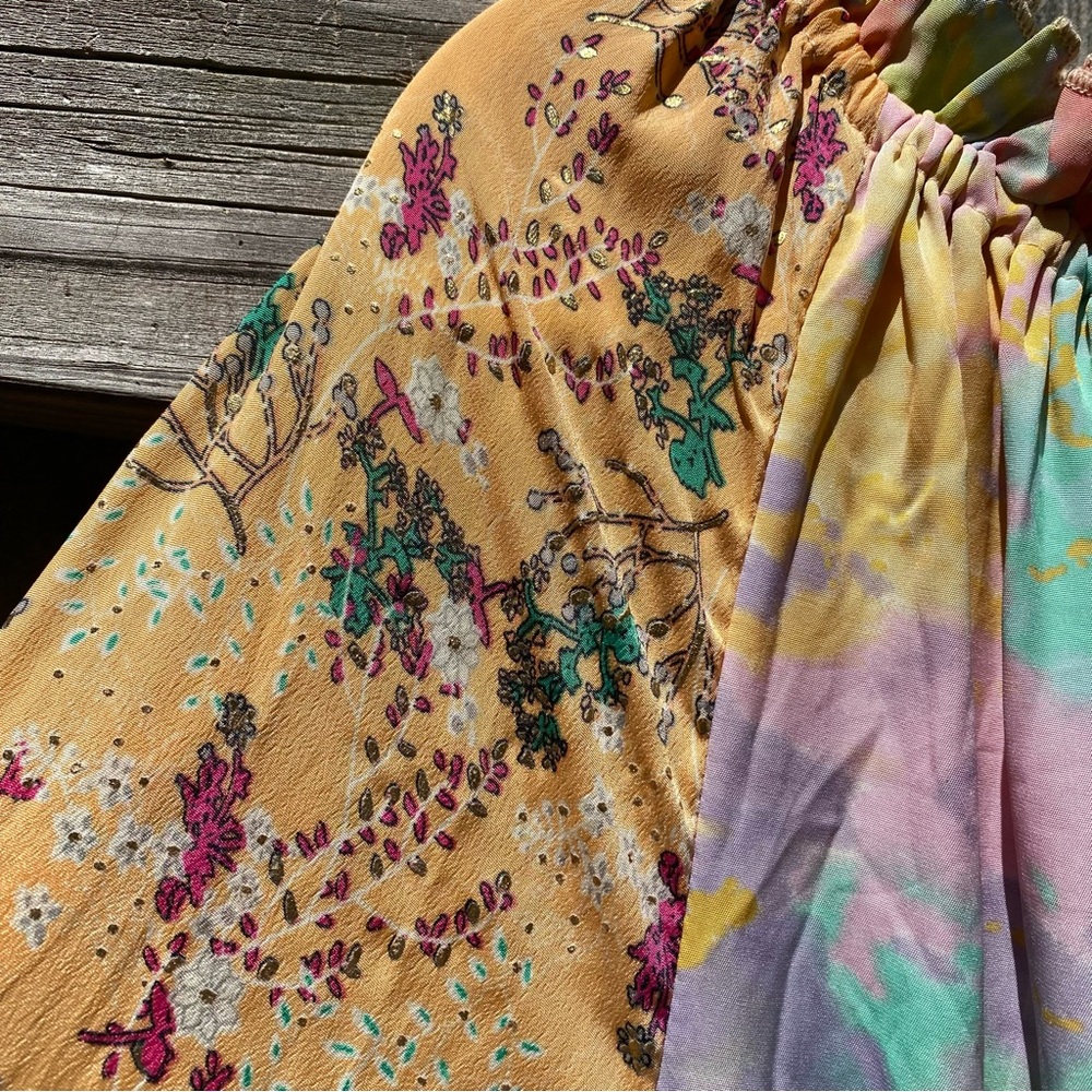 Earthbound Floral Multicolor Maxi Dress - Picture 6 of 8